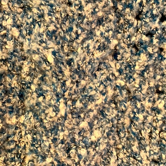 Free People Avalon cropped pull over sweater blue marine size medium - Picture 3 of 9